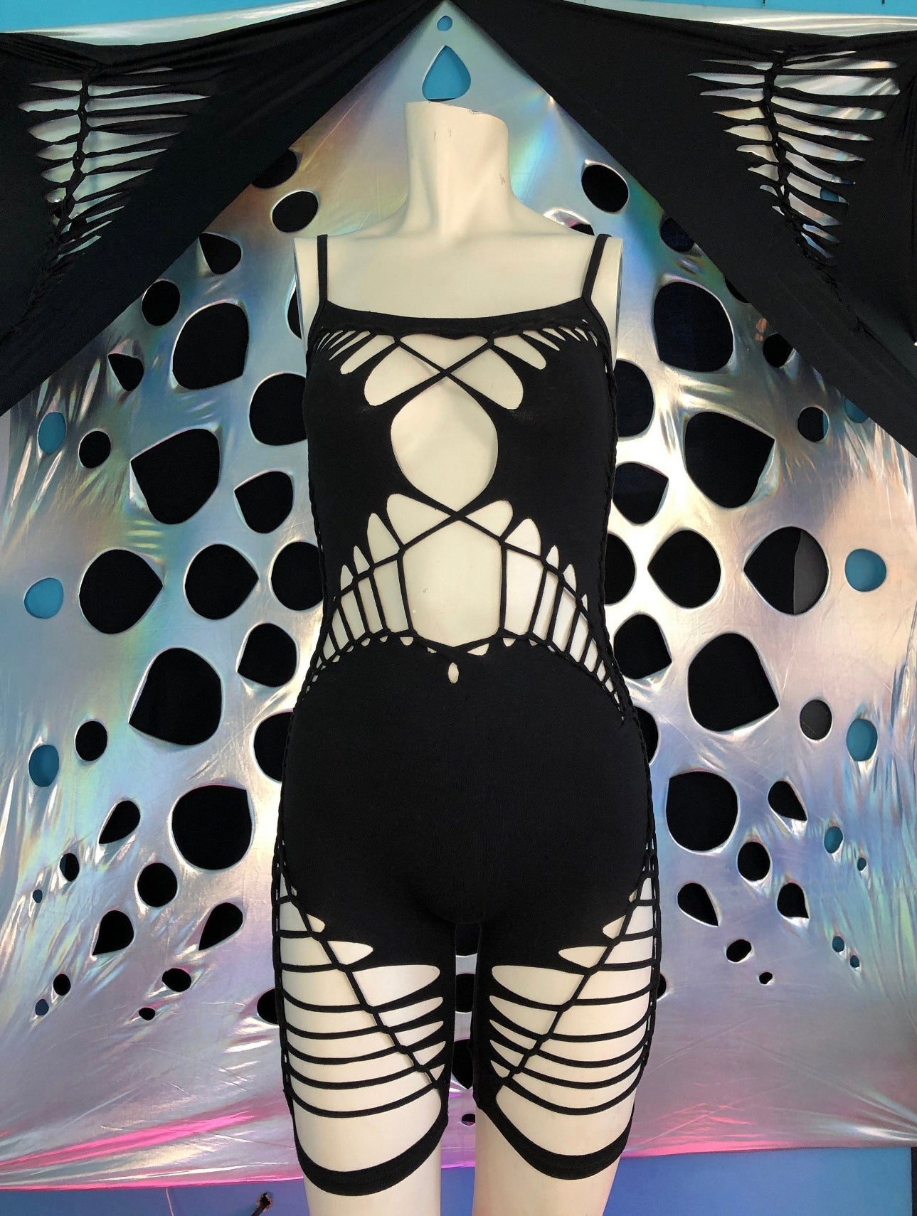 Slit Weave Festival Bodysuit