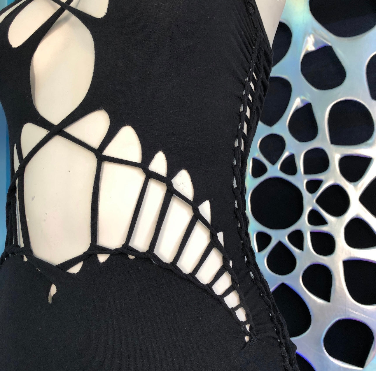 Slit Weave Festival Bodysuit