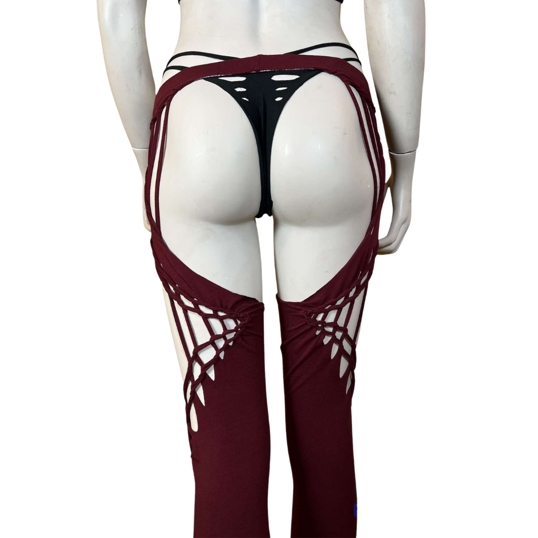 Sexy Slit Weave Garter Leggings * Thigh Highs