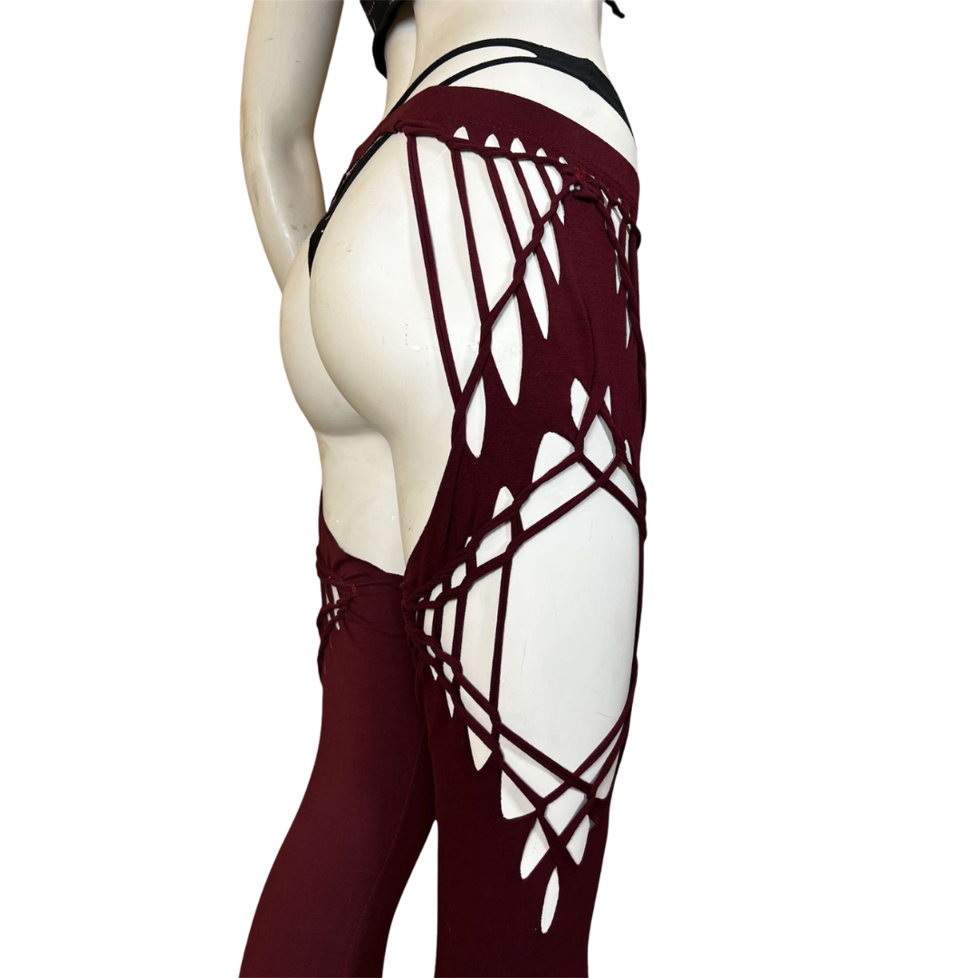 Sexy Slit Weave Garter Leggings * Thigh Highs