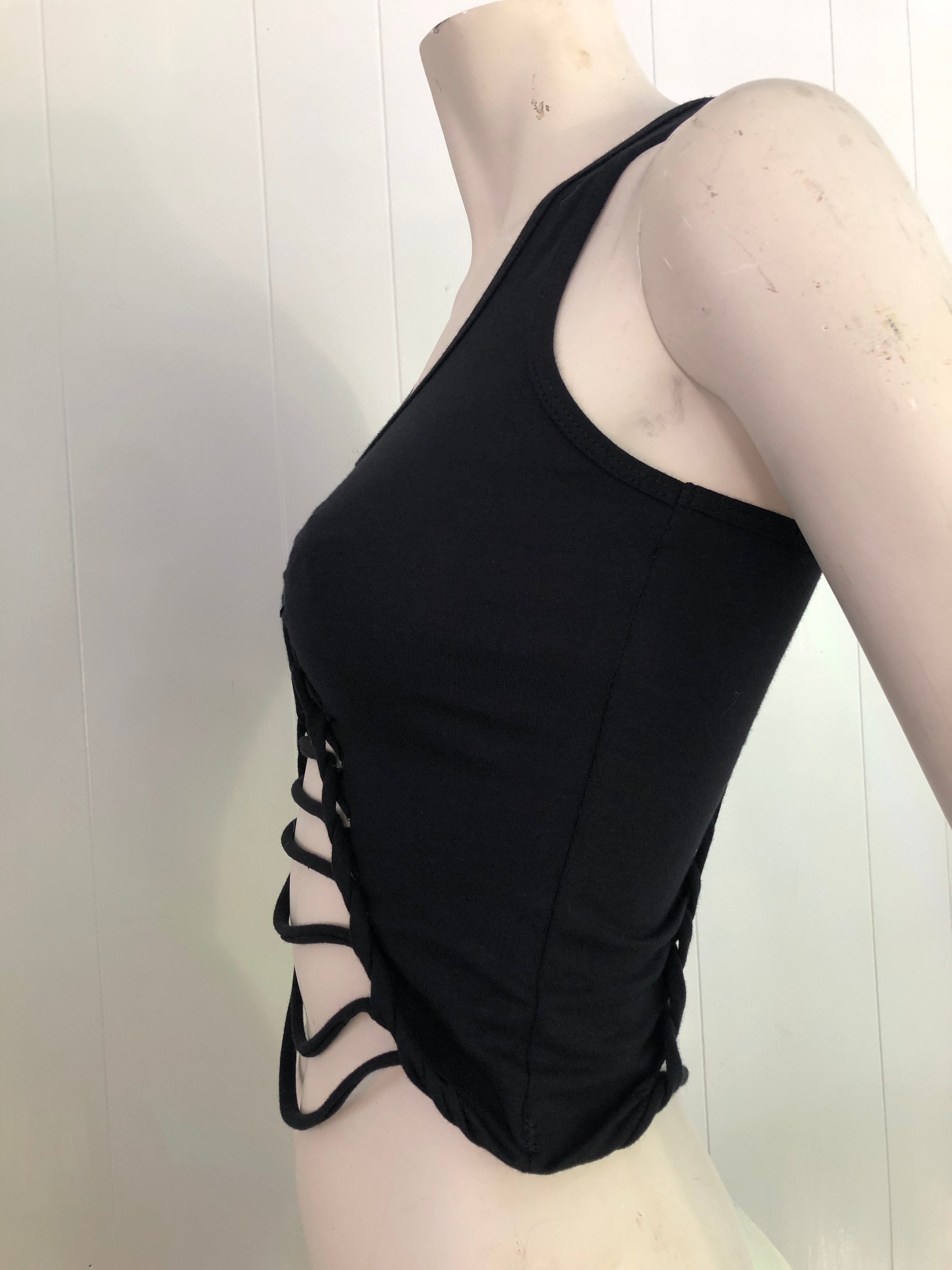 Slit Weave Braided Festival Top