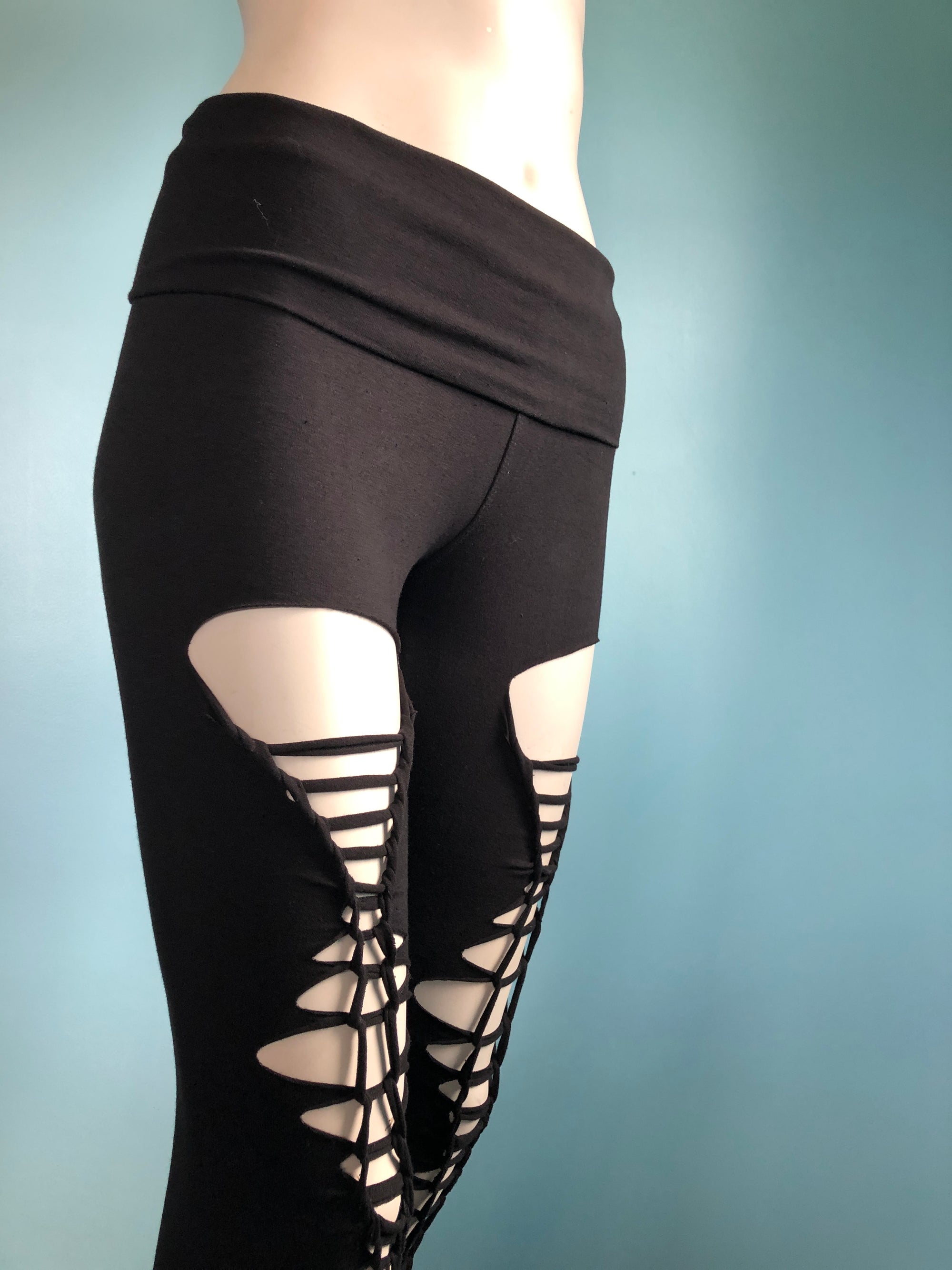 Front Braided Festival Leggings