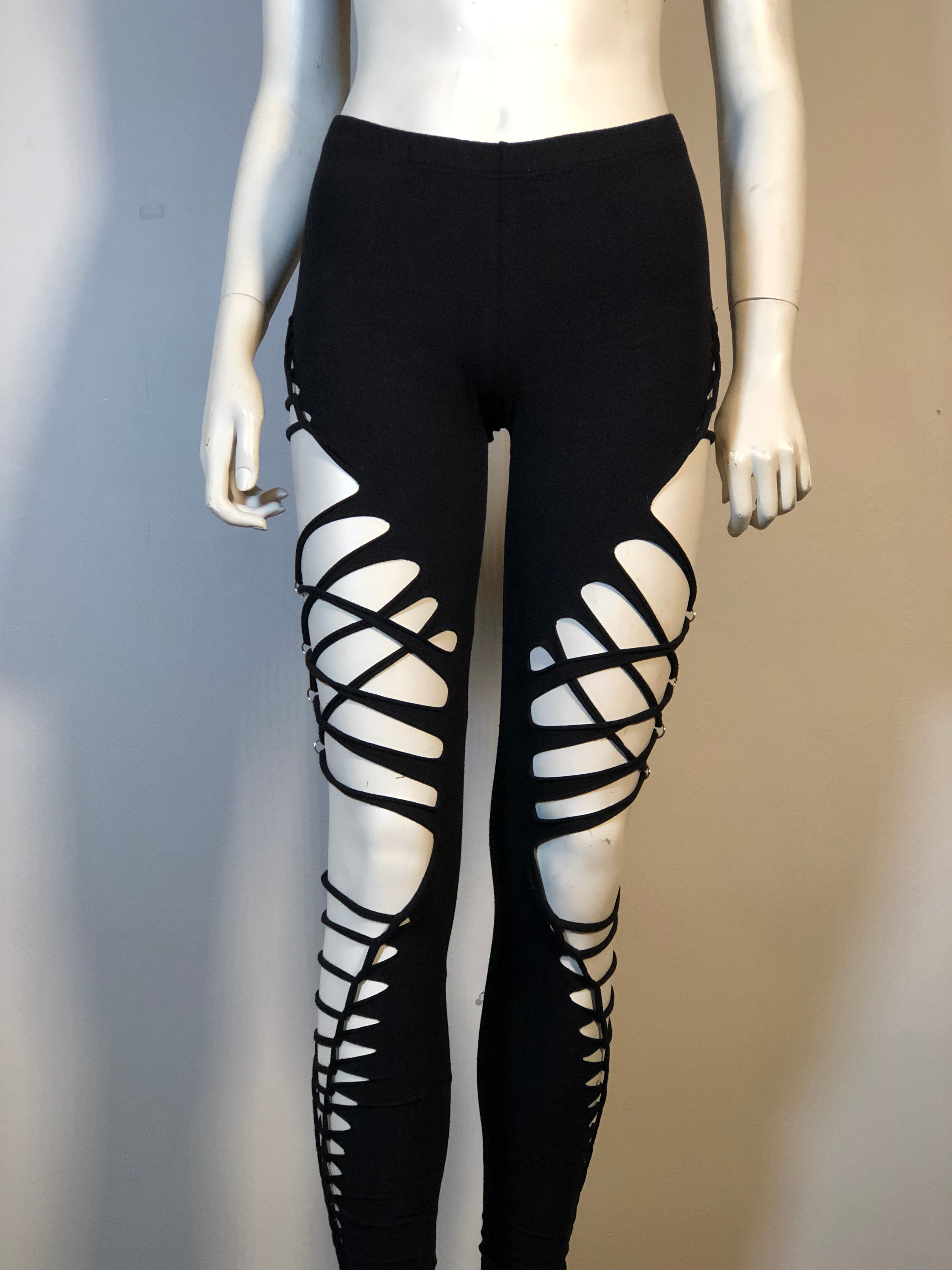 Slit Weave Luna Leggings