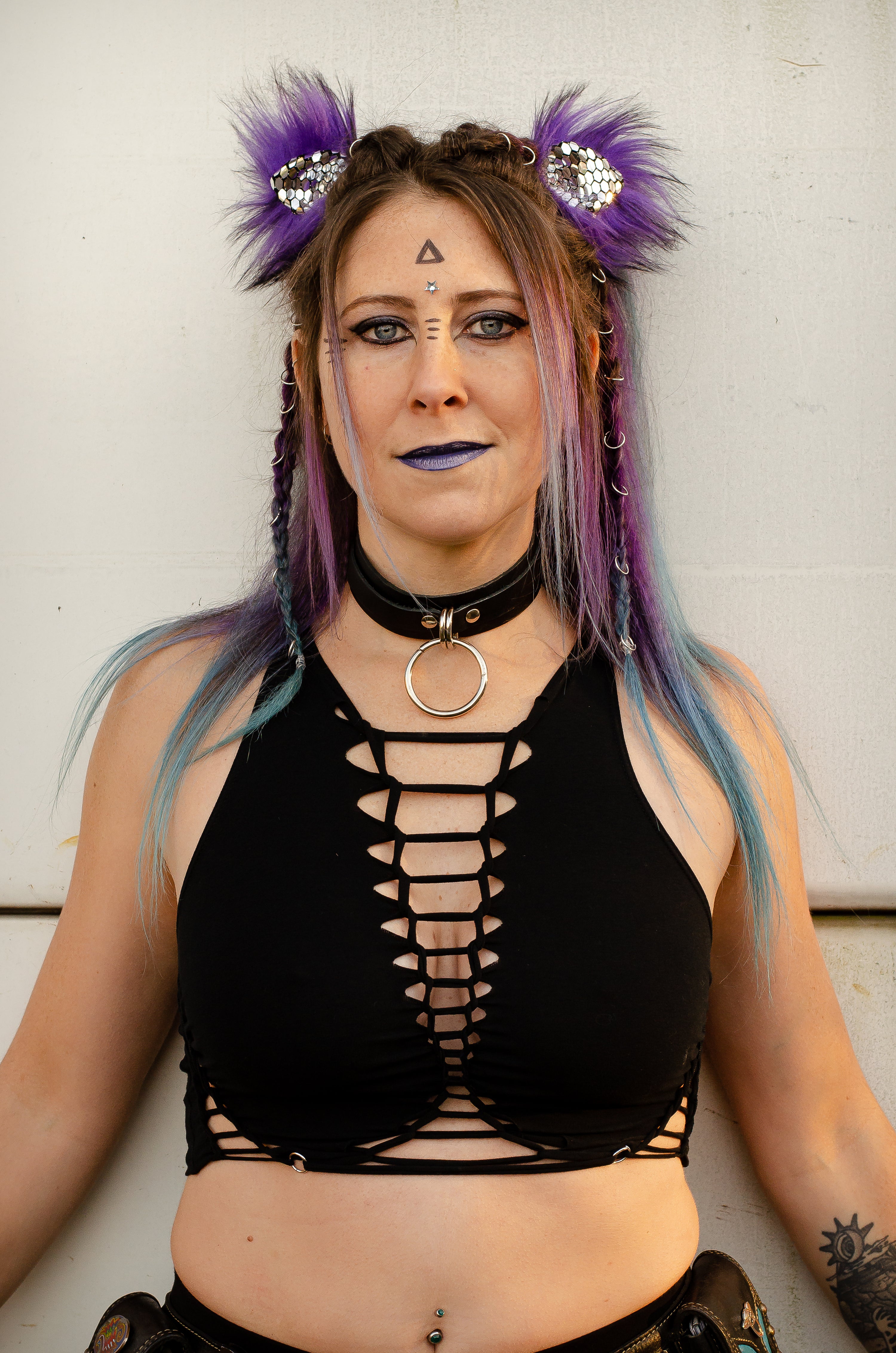 Pierced and Braided Burner Crop Top
