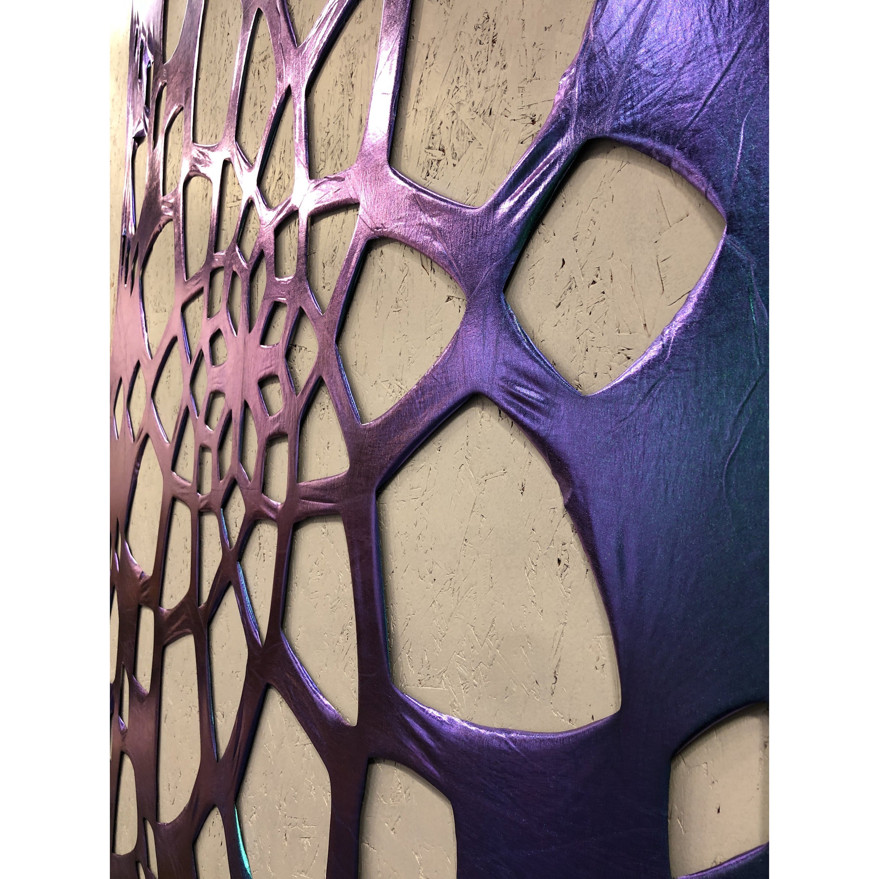 Cool Color Shift Metallic Mandala Tapestry Decoration