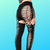 NEW Interlace Duality Leggings * Slit Weave Thigh Highs with Shorts