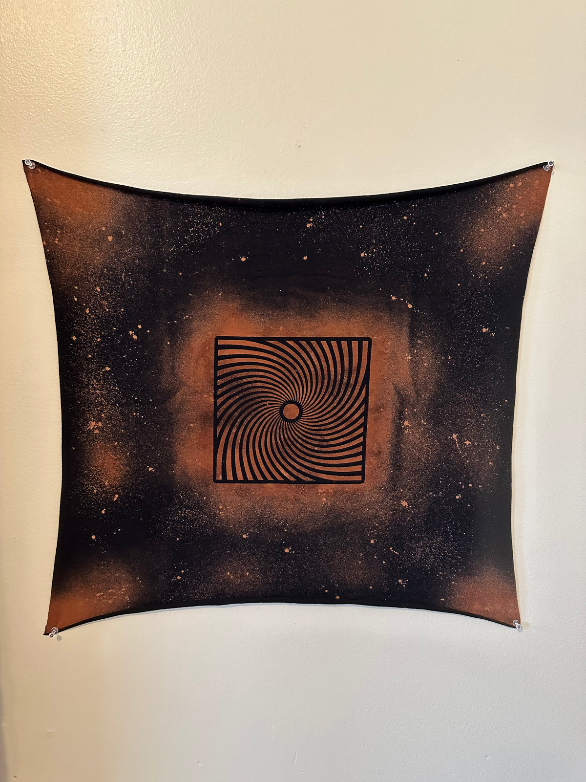 Swirl Illusion Bleach Dyed Shifter Bandana