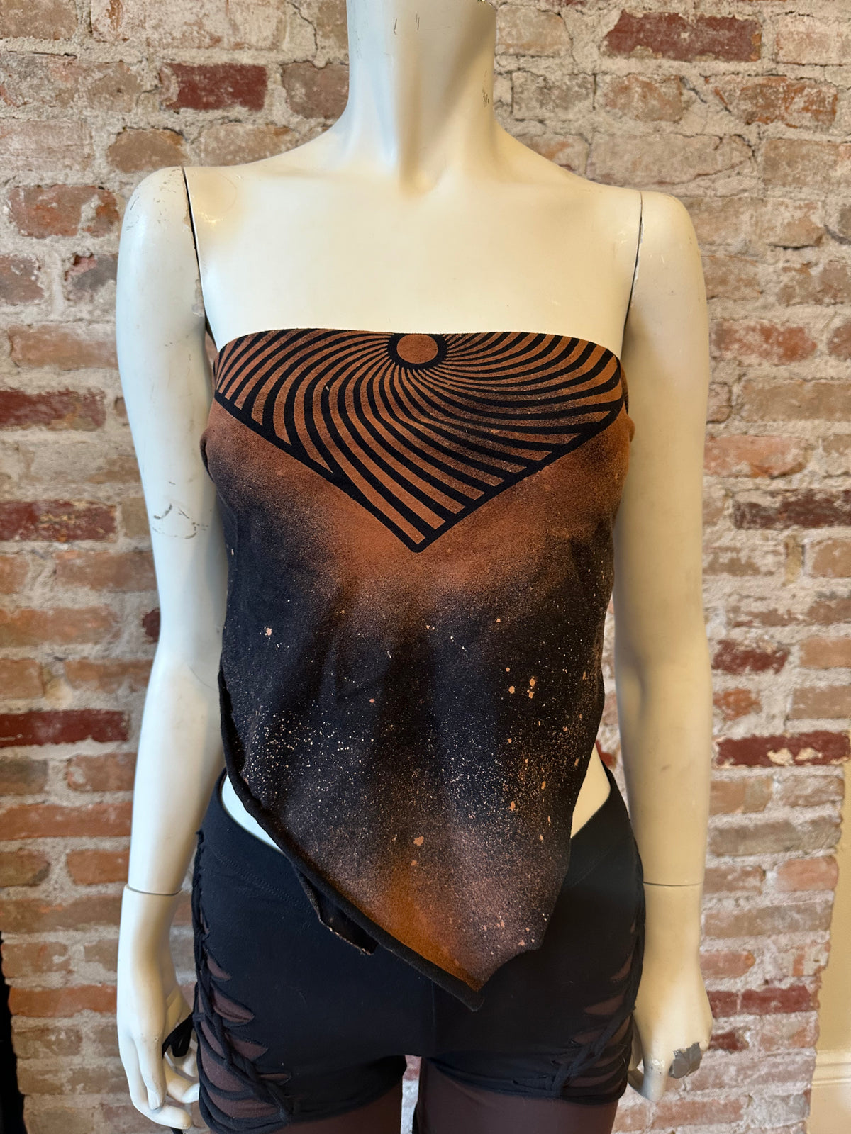 Swirl Illusion Bleach Dyed Shifter Bandana