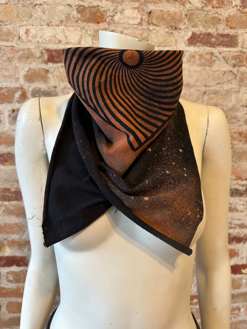 Swirl Illusion Bleach Dyed Shifter Bandana
