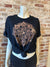Mystic Skull Mandala Bleach Dyed Unisex Tee