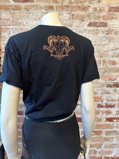 Mystic Skull Mandala Bleach Dyed Unisex Tee