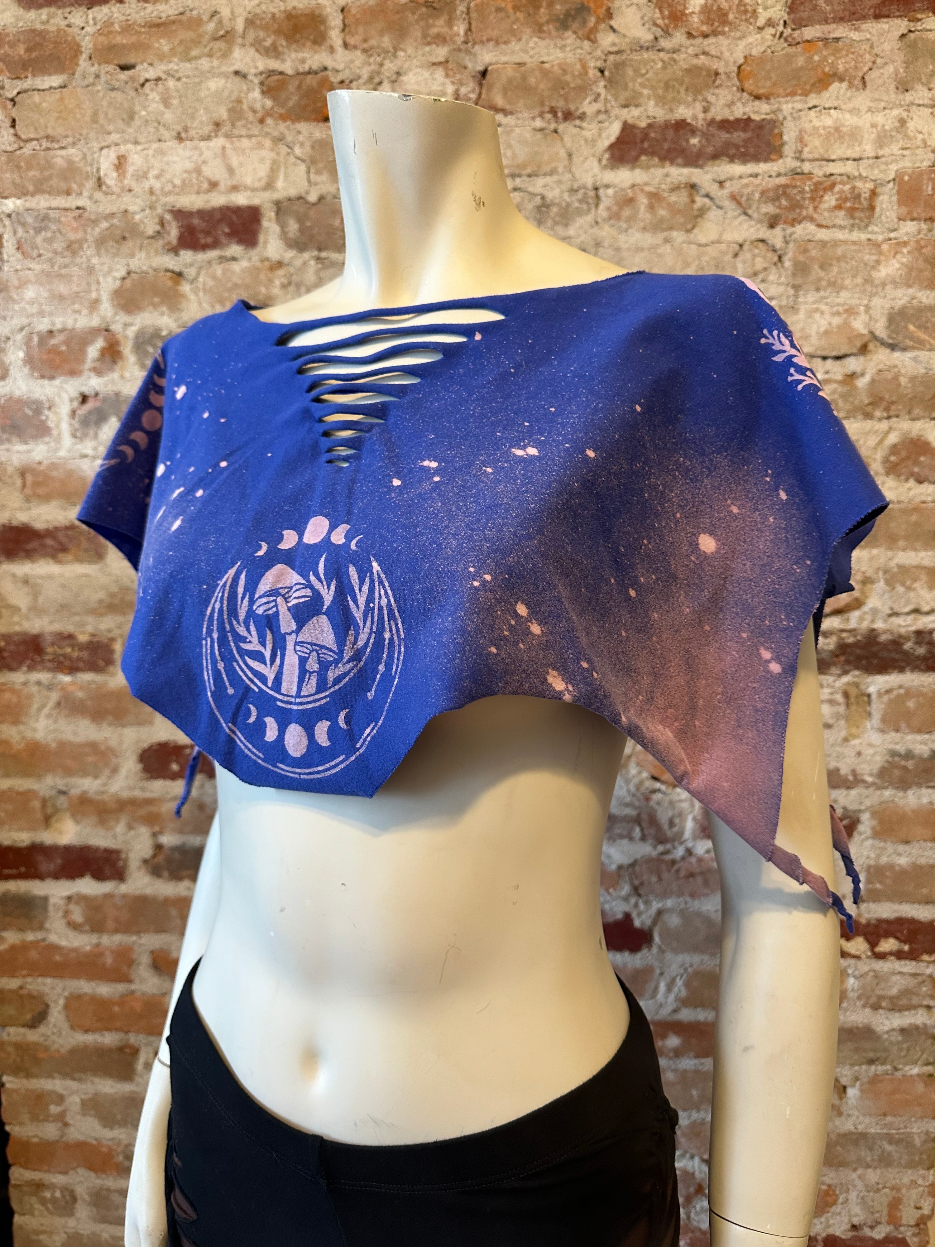 Mystic Bleach Dyed Shifter Shawl