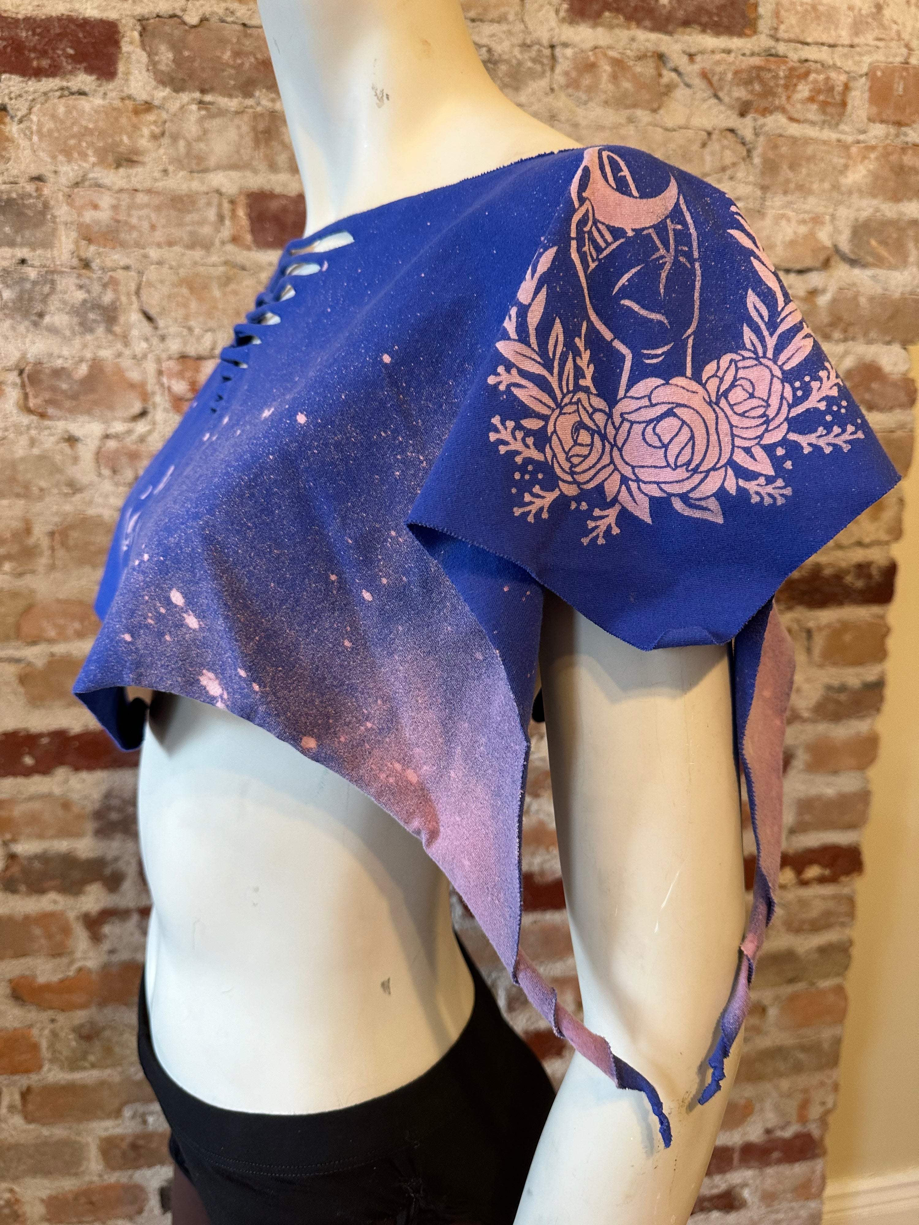 Mystic Bleach Dyed Shifter Shawl