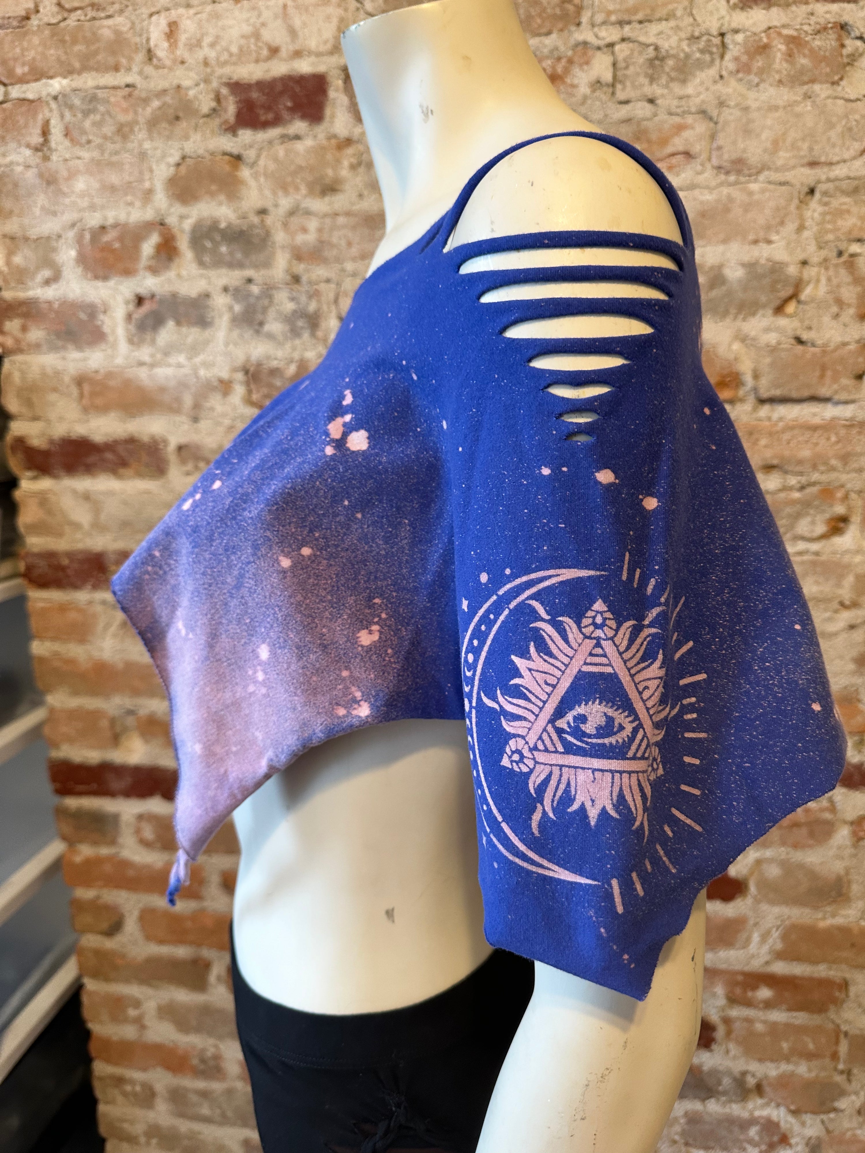 Mystic Bleach Dyed Shifter Shawl