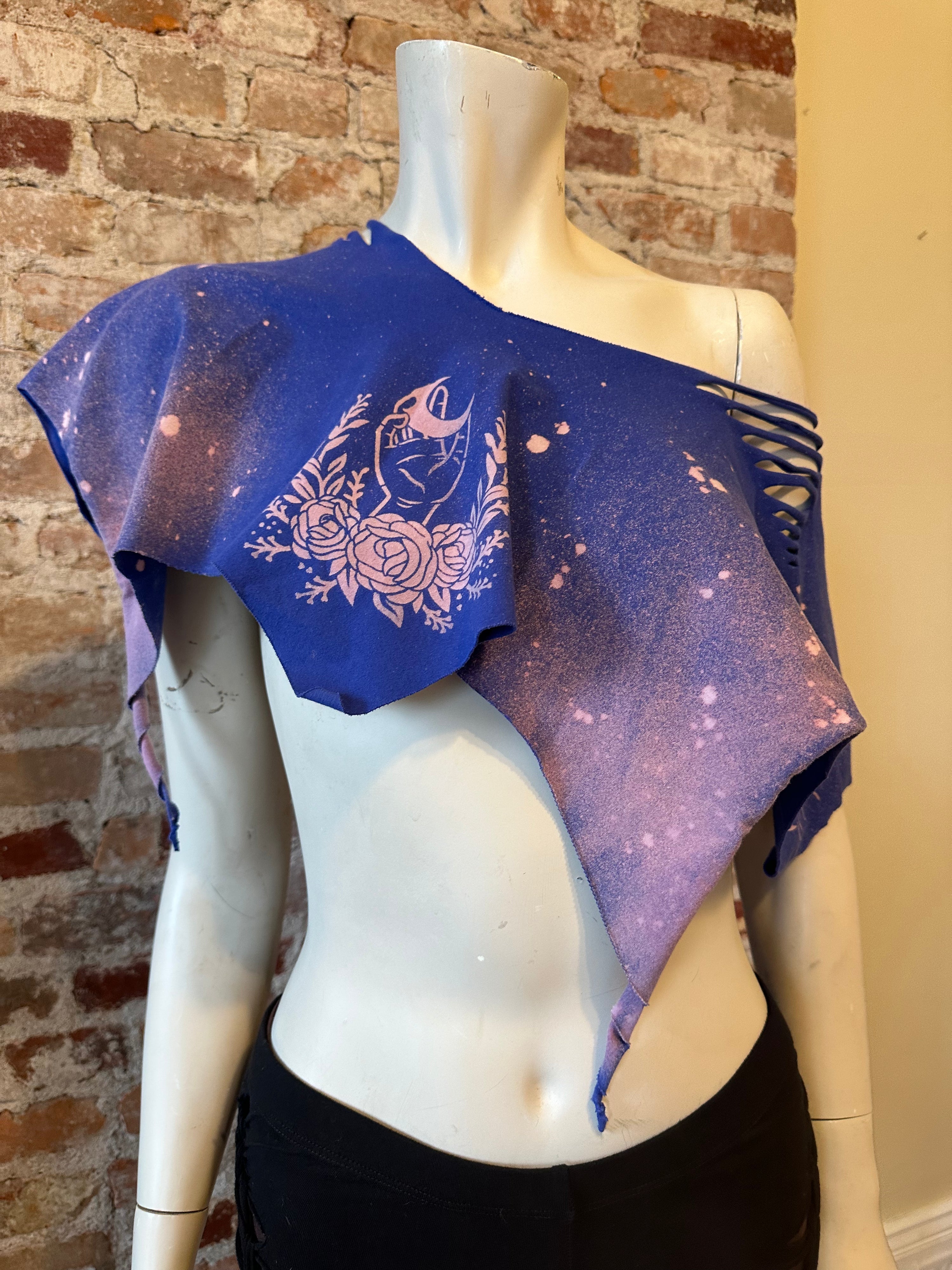 Mystic Bleach Dyed Shifter Shawl
