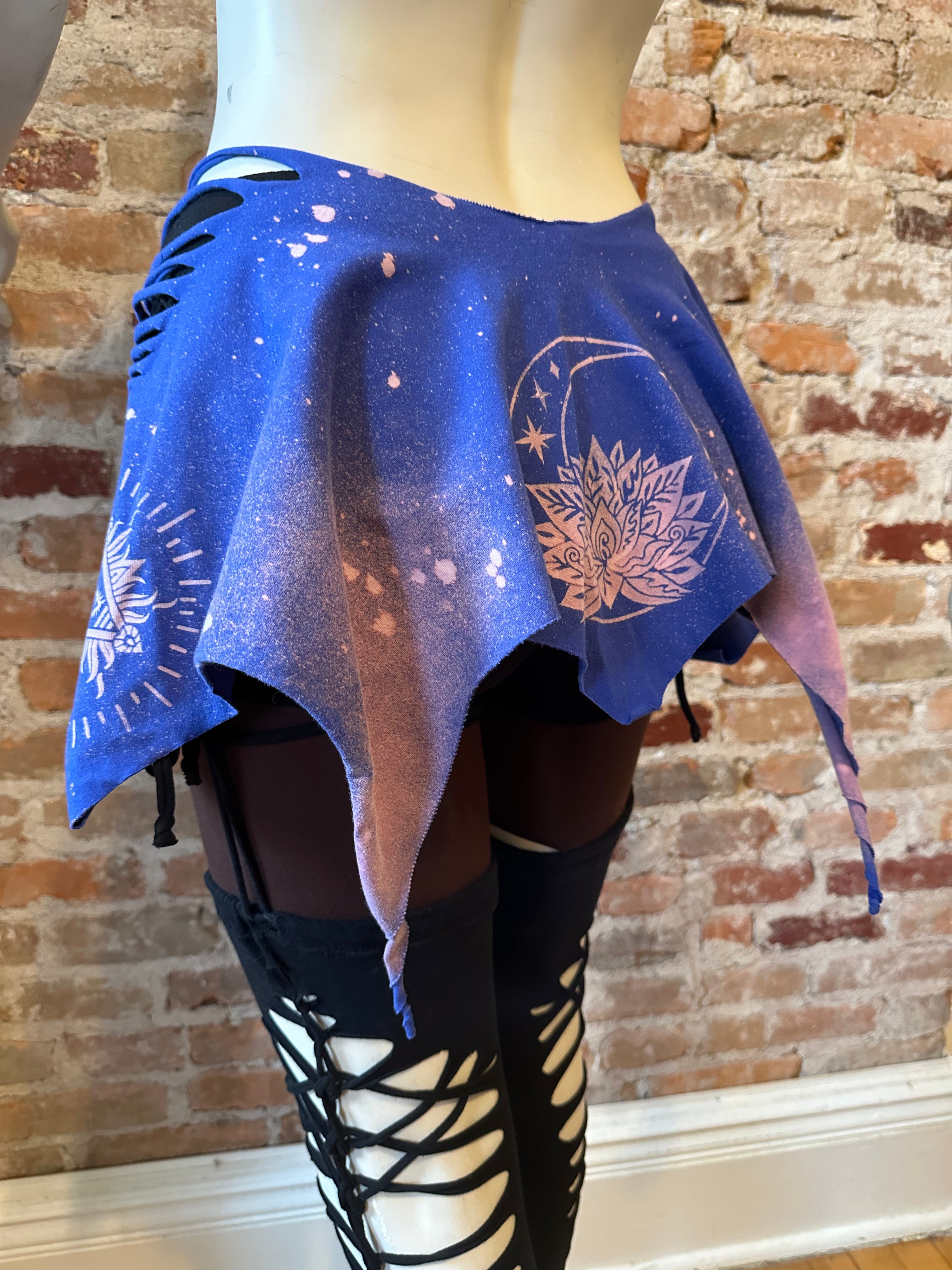 Mystic Bleach Dyed Shifter Shawl