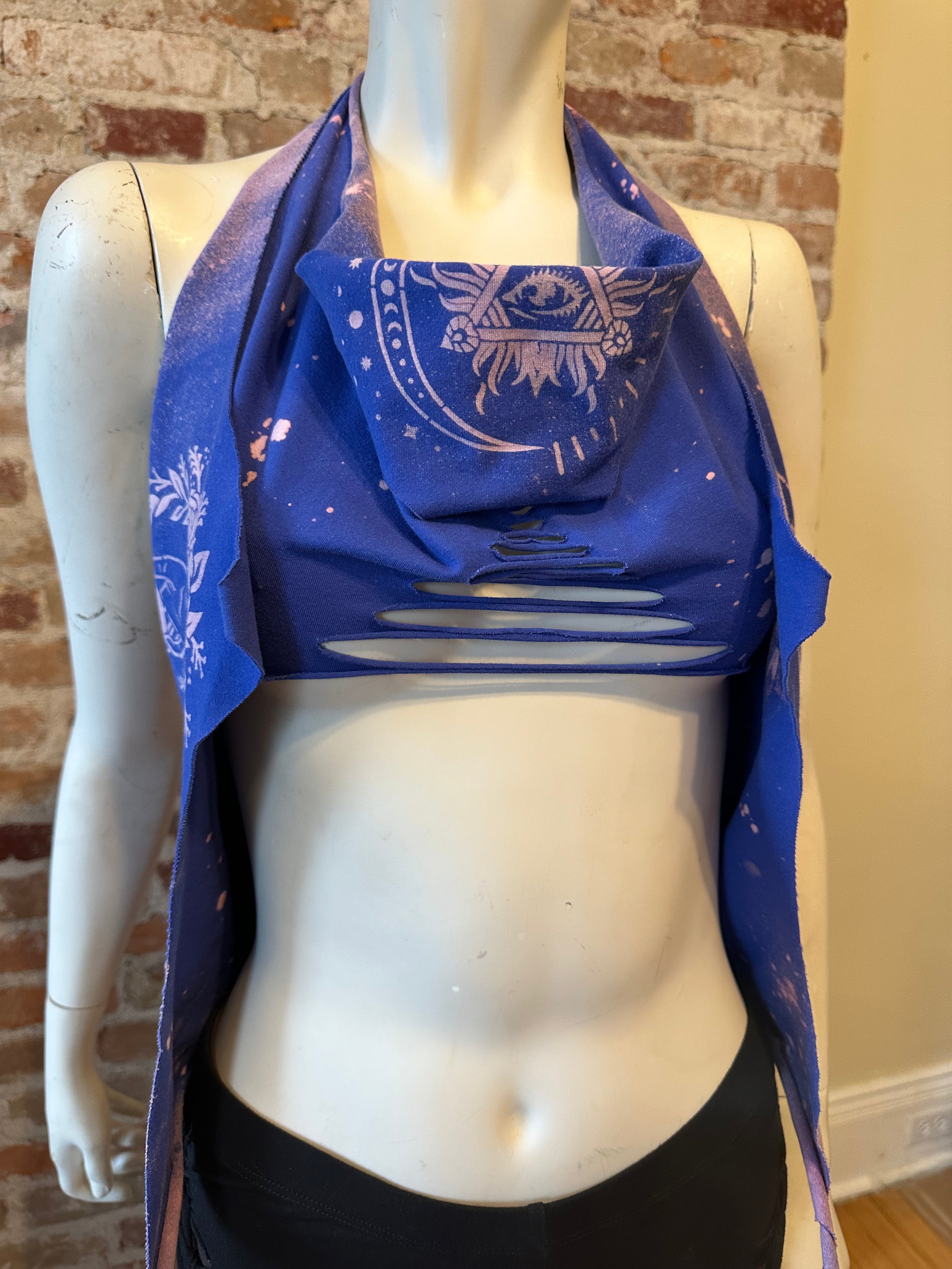 Mystic Bleach Dyed Shifter Shawl