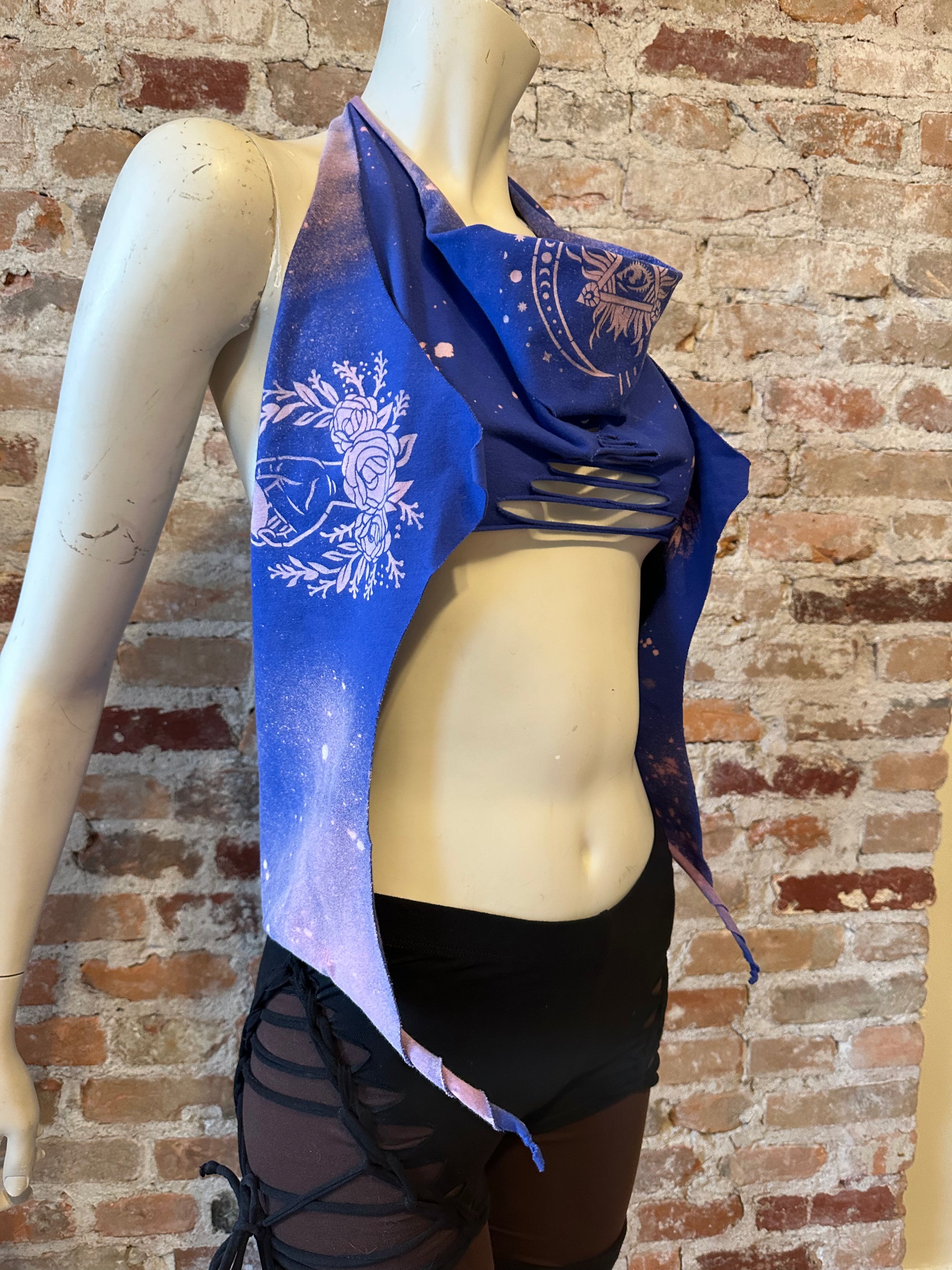 Mystic Bleach Dyed Shifter Shawl