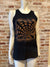 Skull Illusion Bleached Cutout Tank