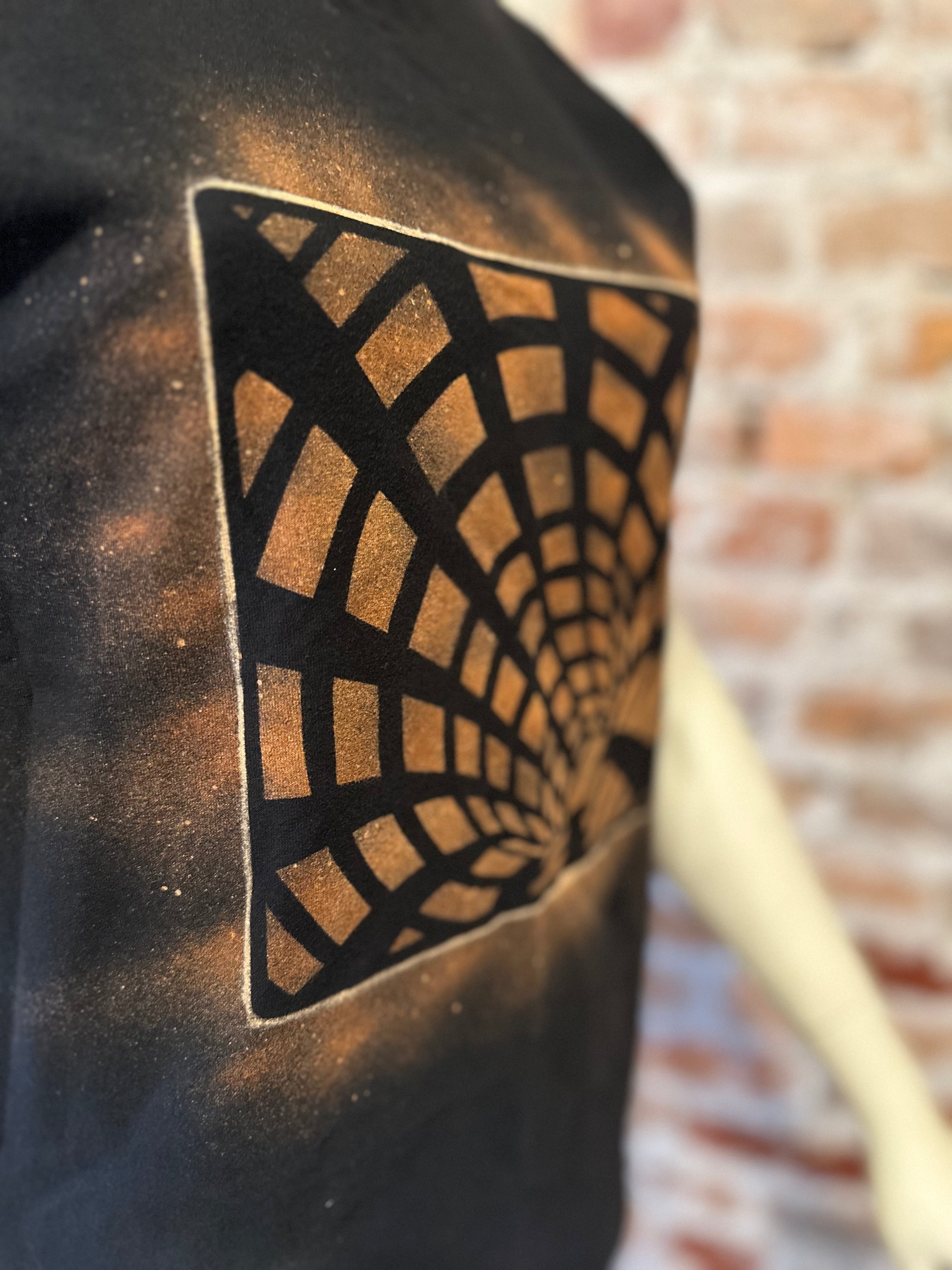 Skull Illusion Bleached Cutout Tank