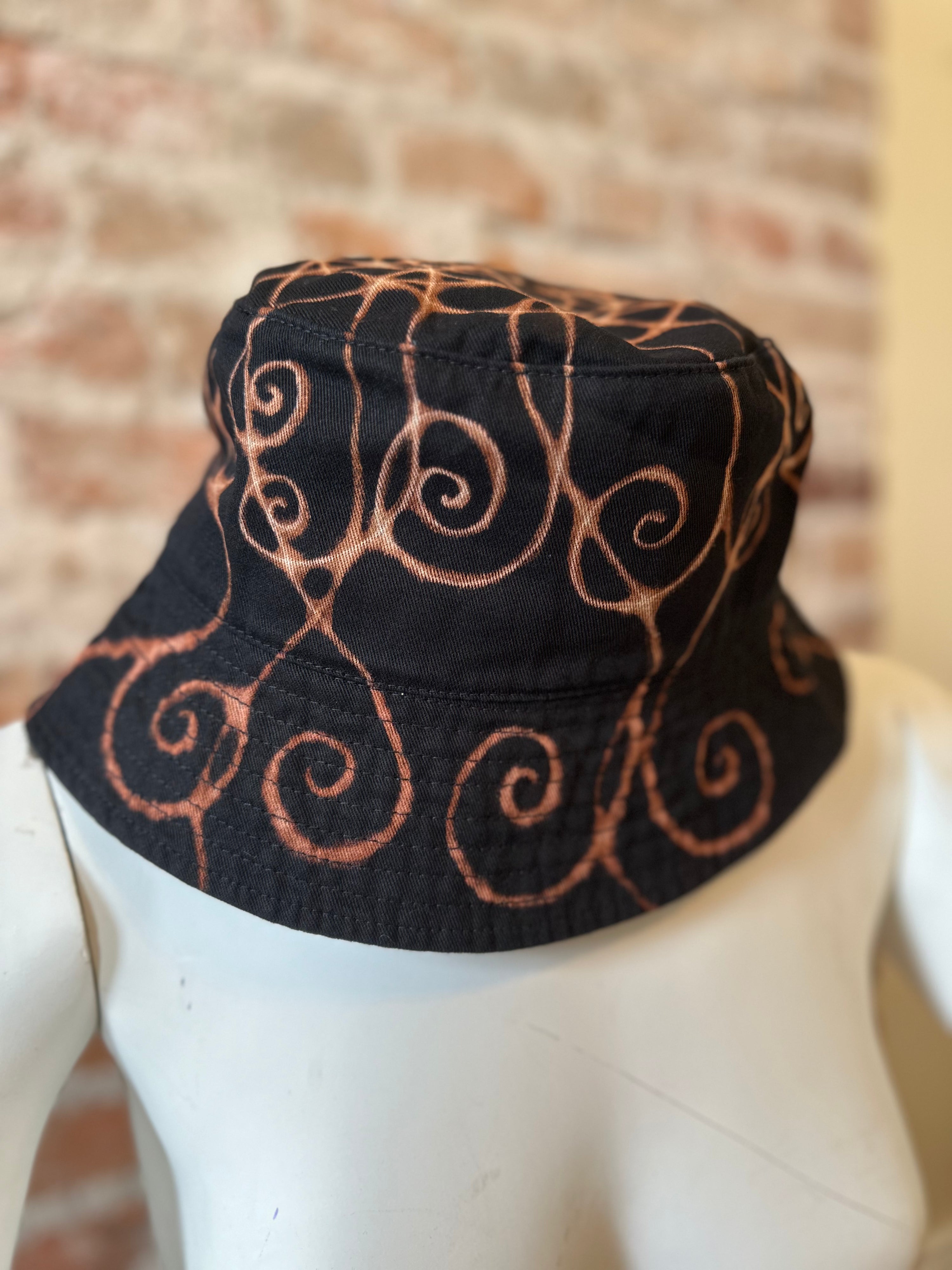 Vortex Bleached Bucket Hat