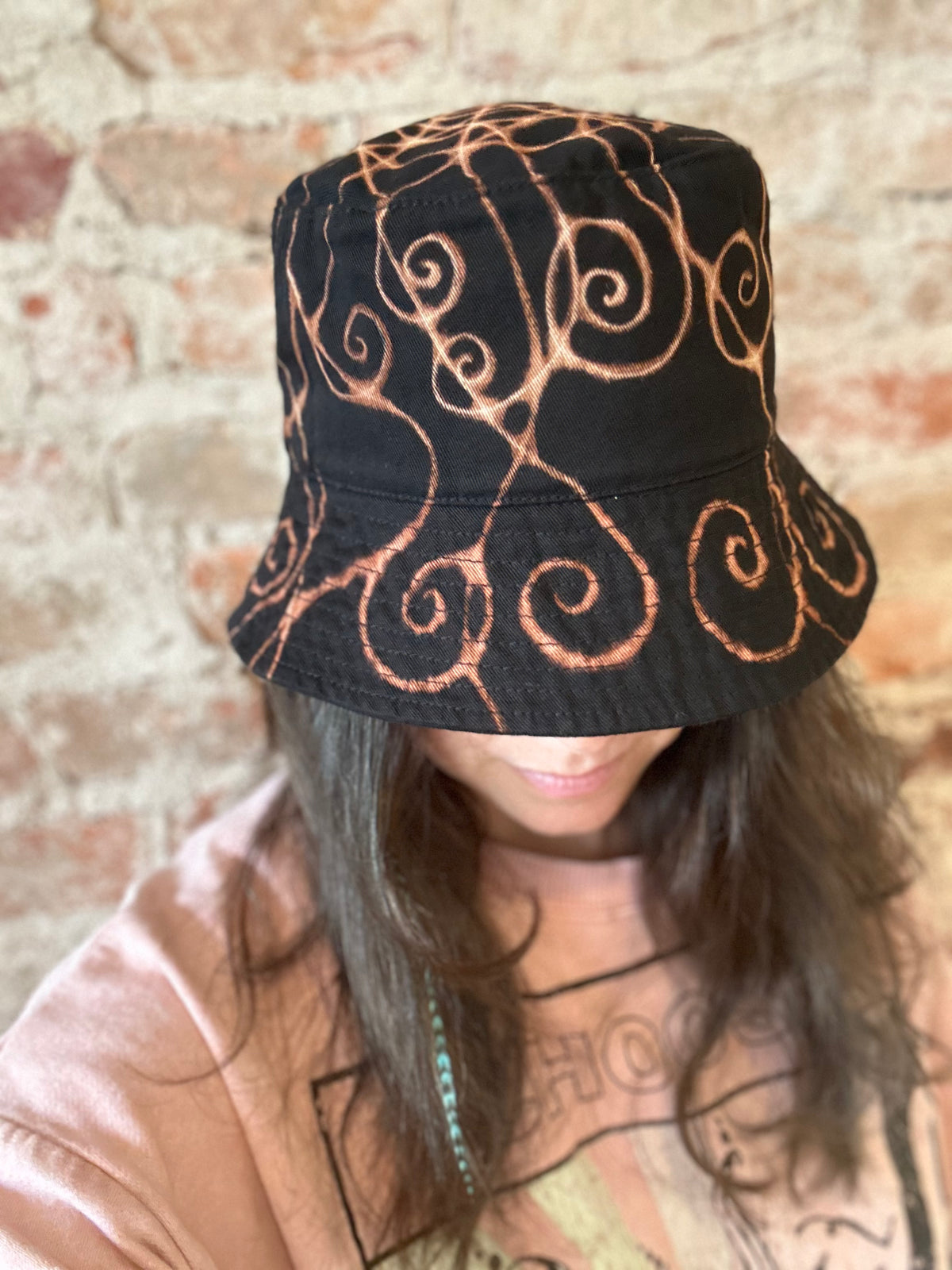 Vortex Bleached Bucket Hat