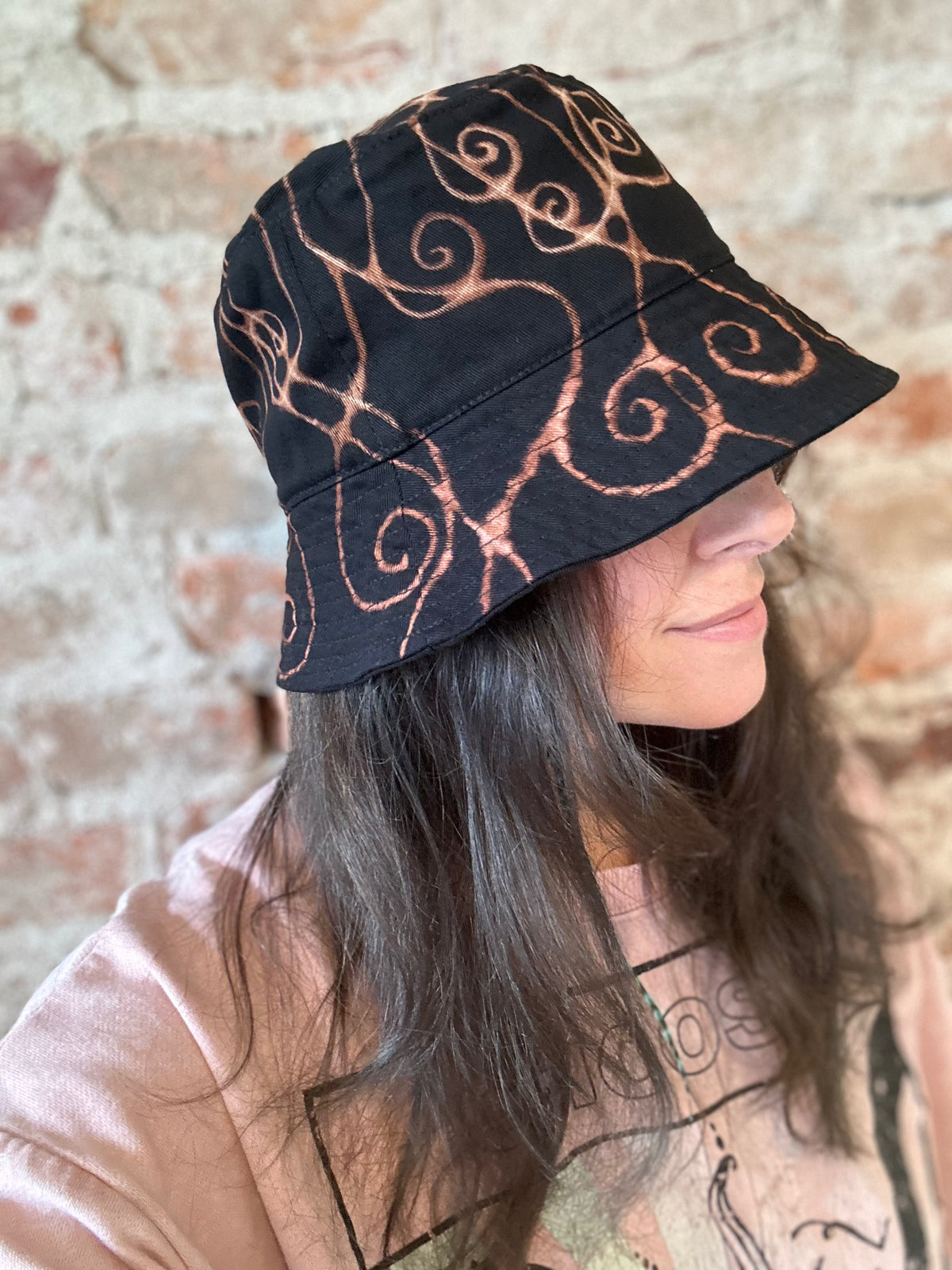 Vortex Bleached Bucket Hat