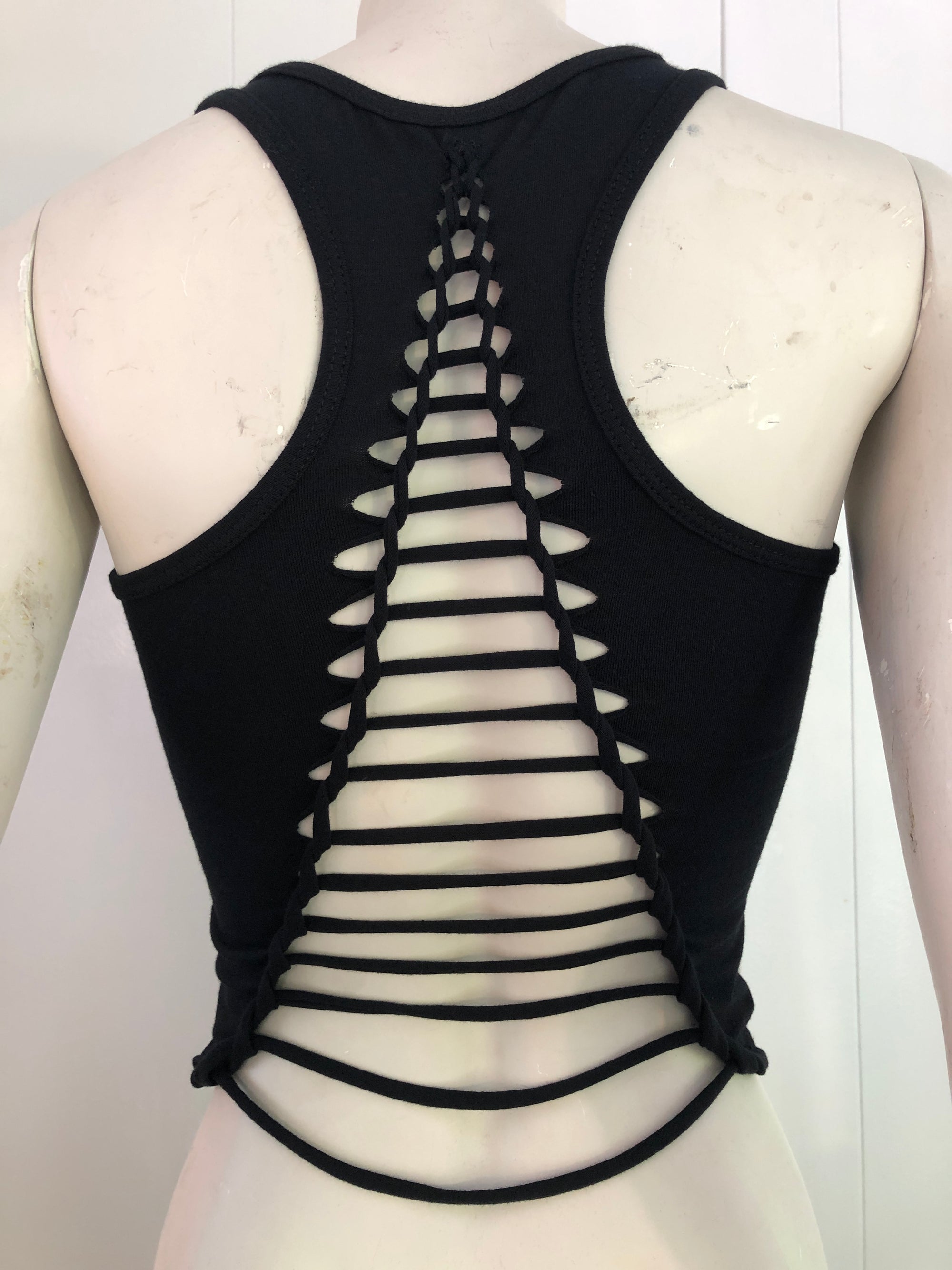 Slit Weave Braided Festival Top