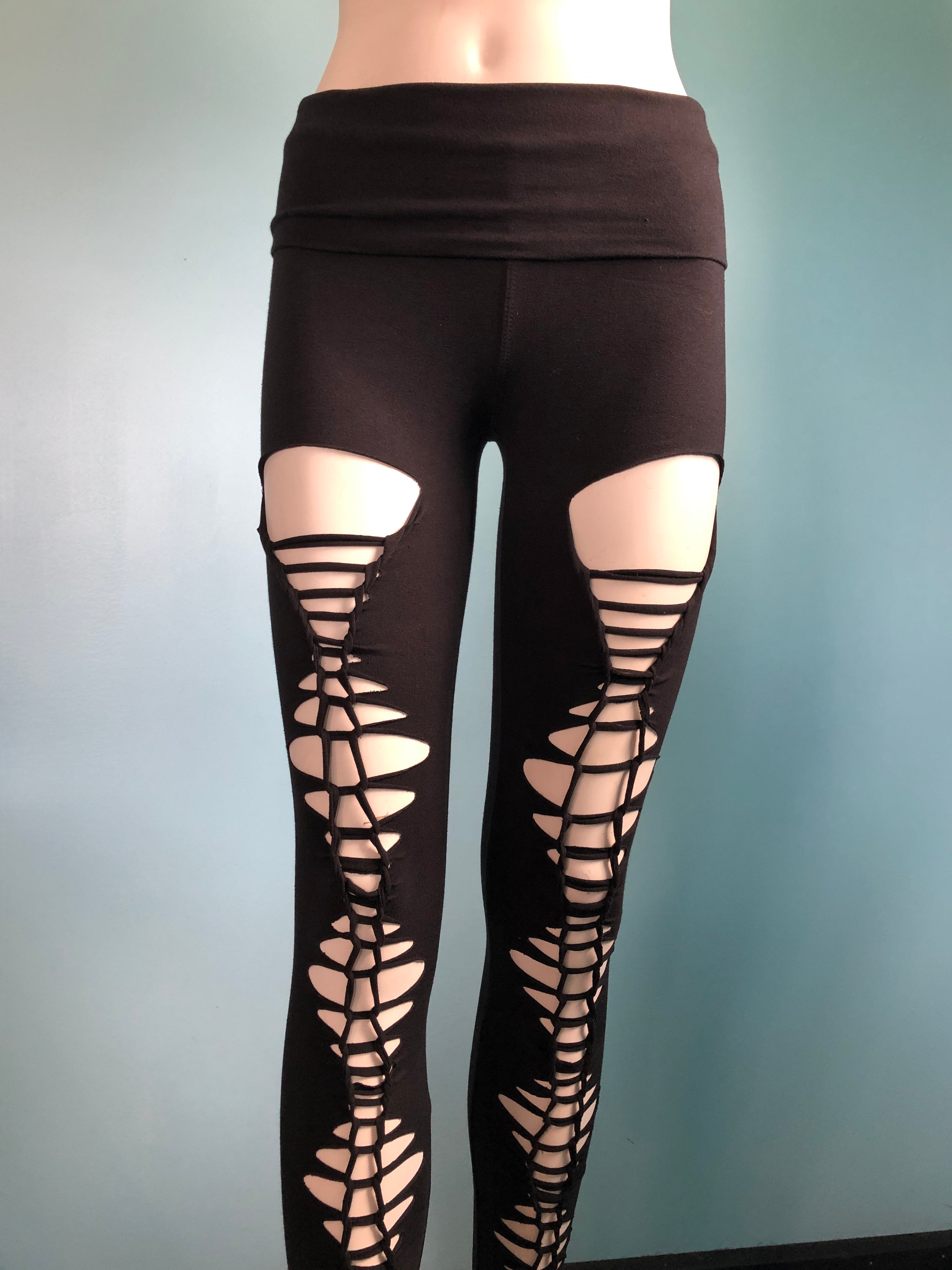 Front Braided Festival Leggings