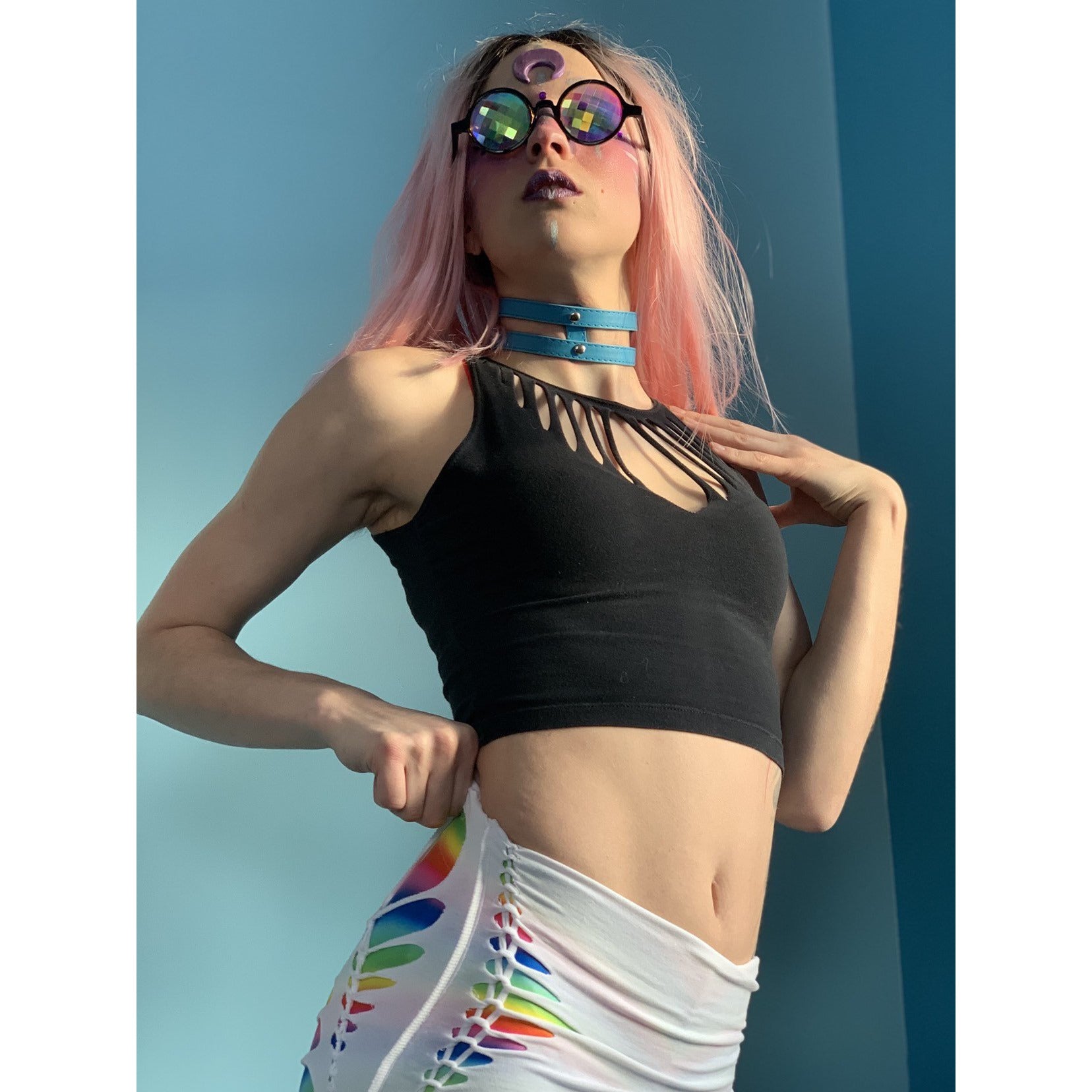 Simple Slit Weave Bralette